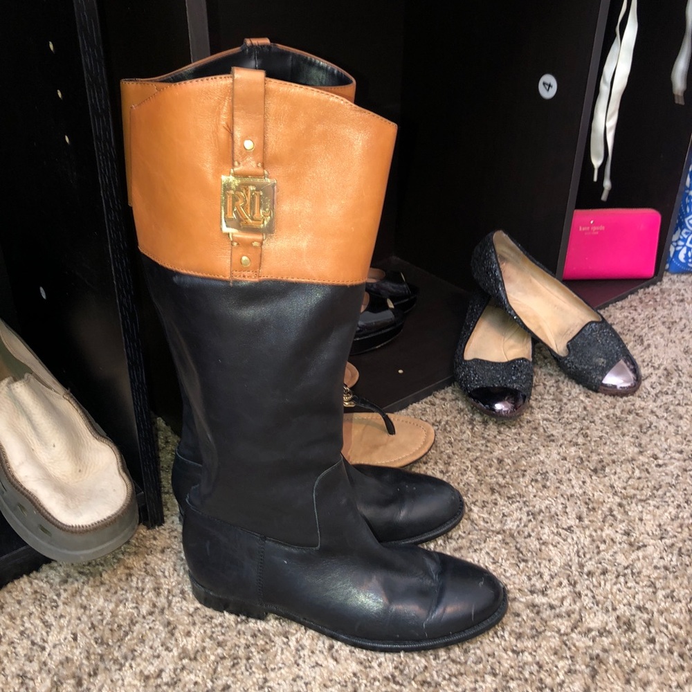 Ralph Lauren riding boots in Excellent condition